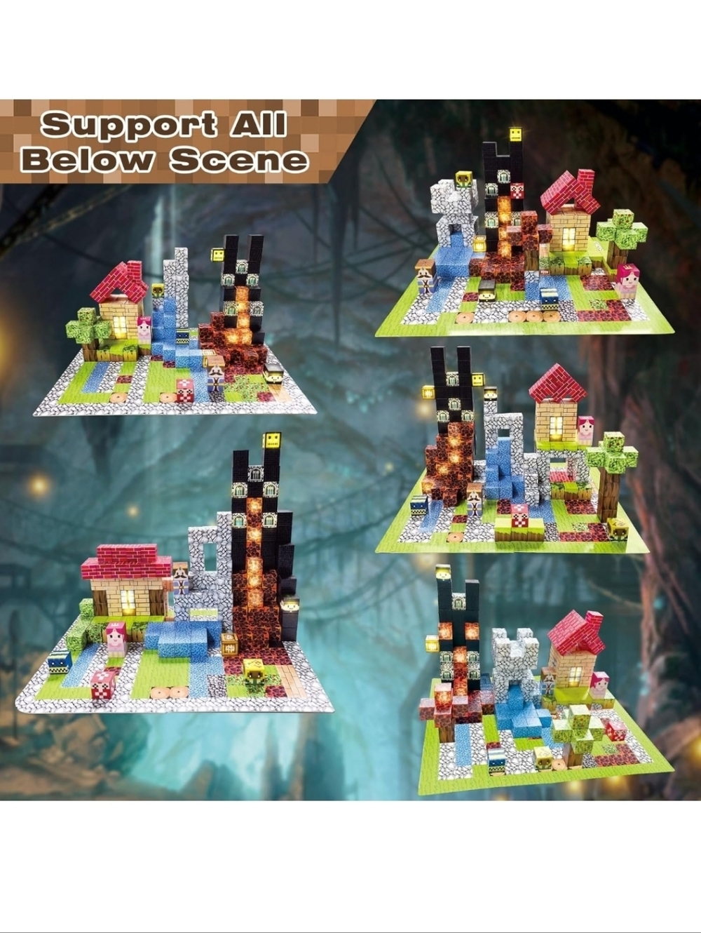 200 PCS Magnetic Building Blocks Set - Picture 6 of 7